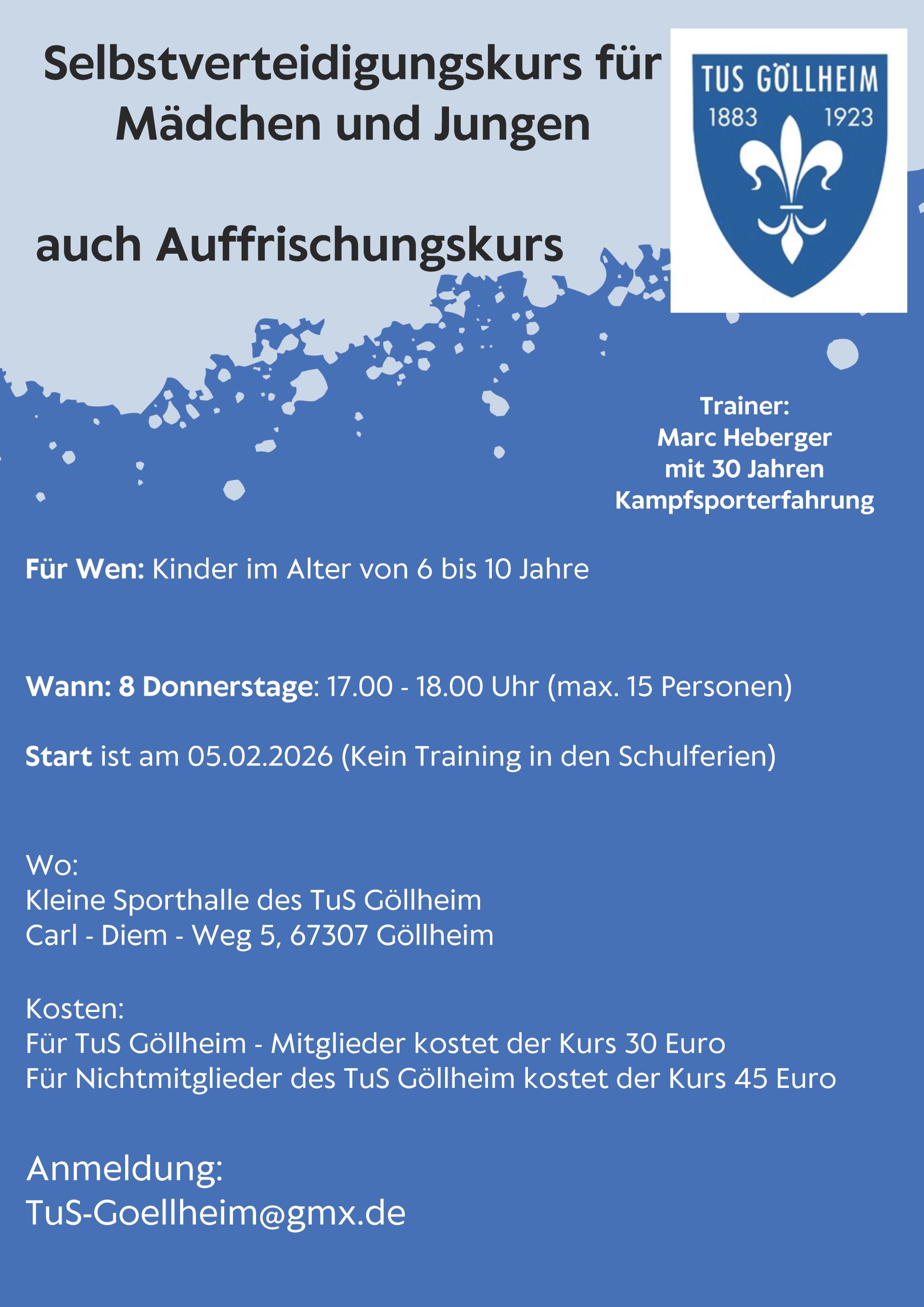 Selbstverteidigungskurs Mädchen und Jungen